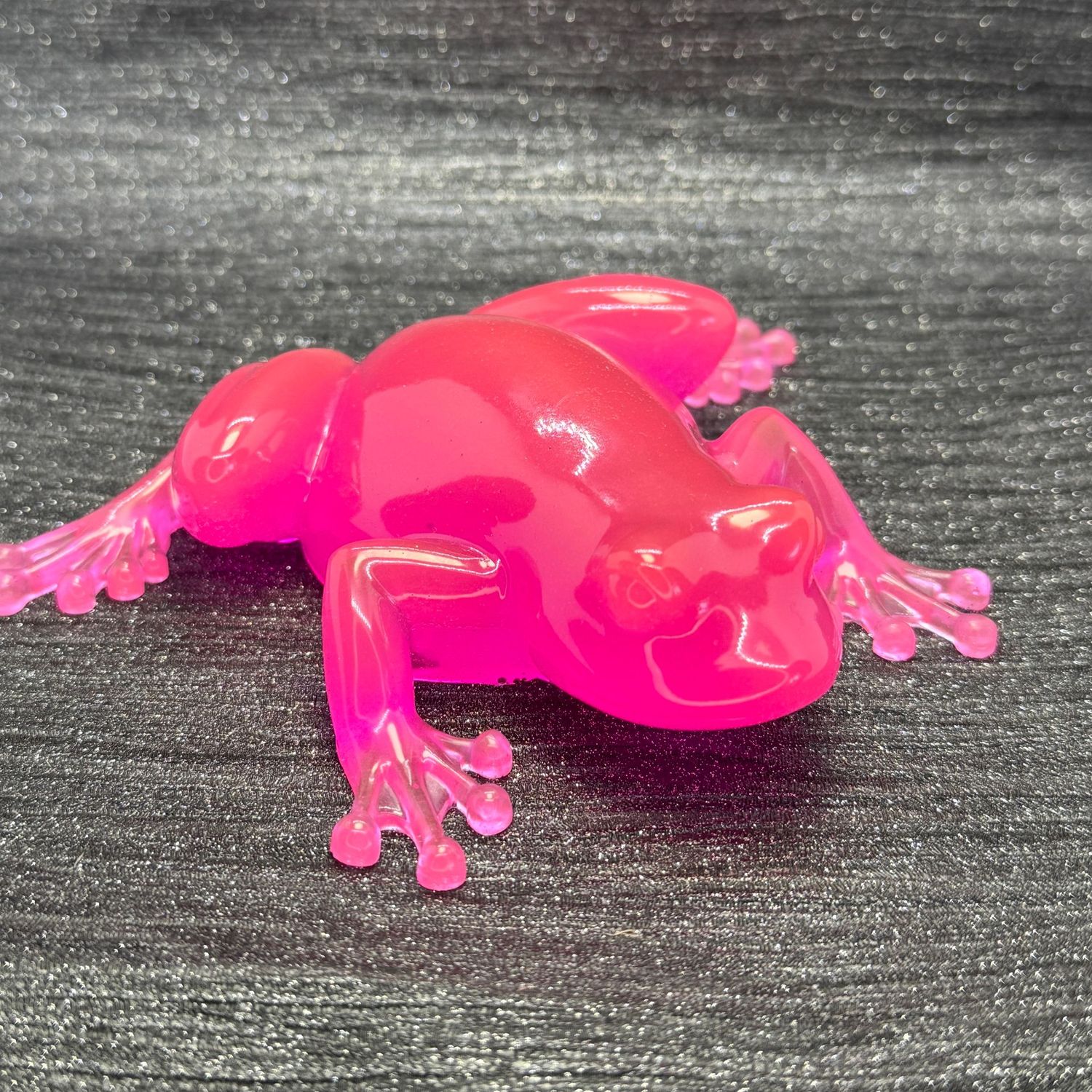 Pink Model Frog Ornament