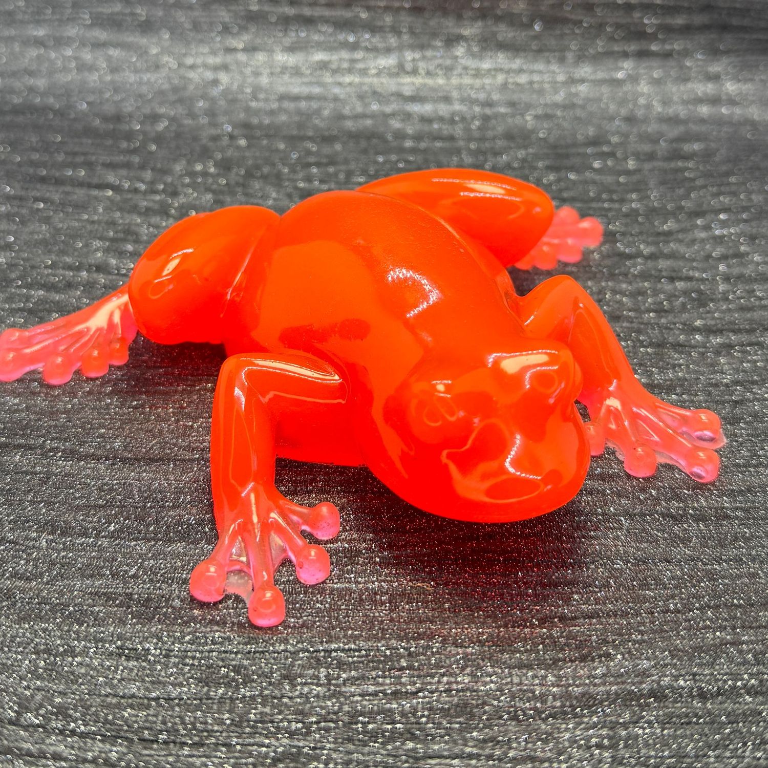 Orange Frog Model Ornament