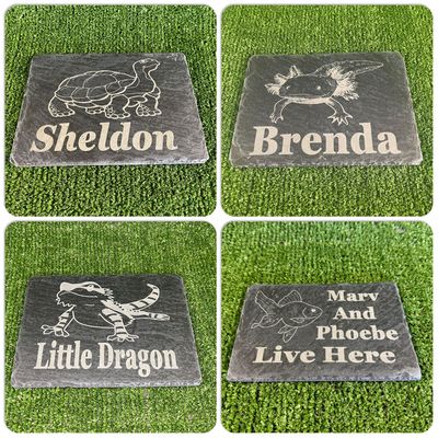 LASER ENGRAVED Signs 14x9cm