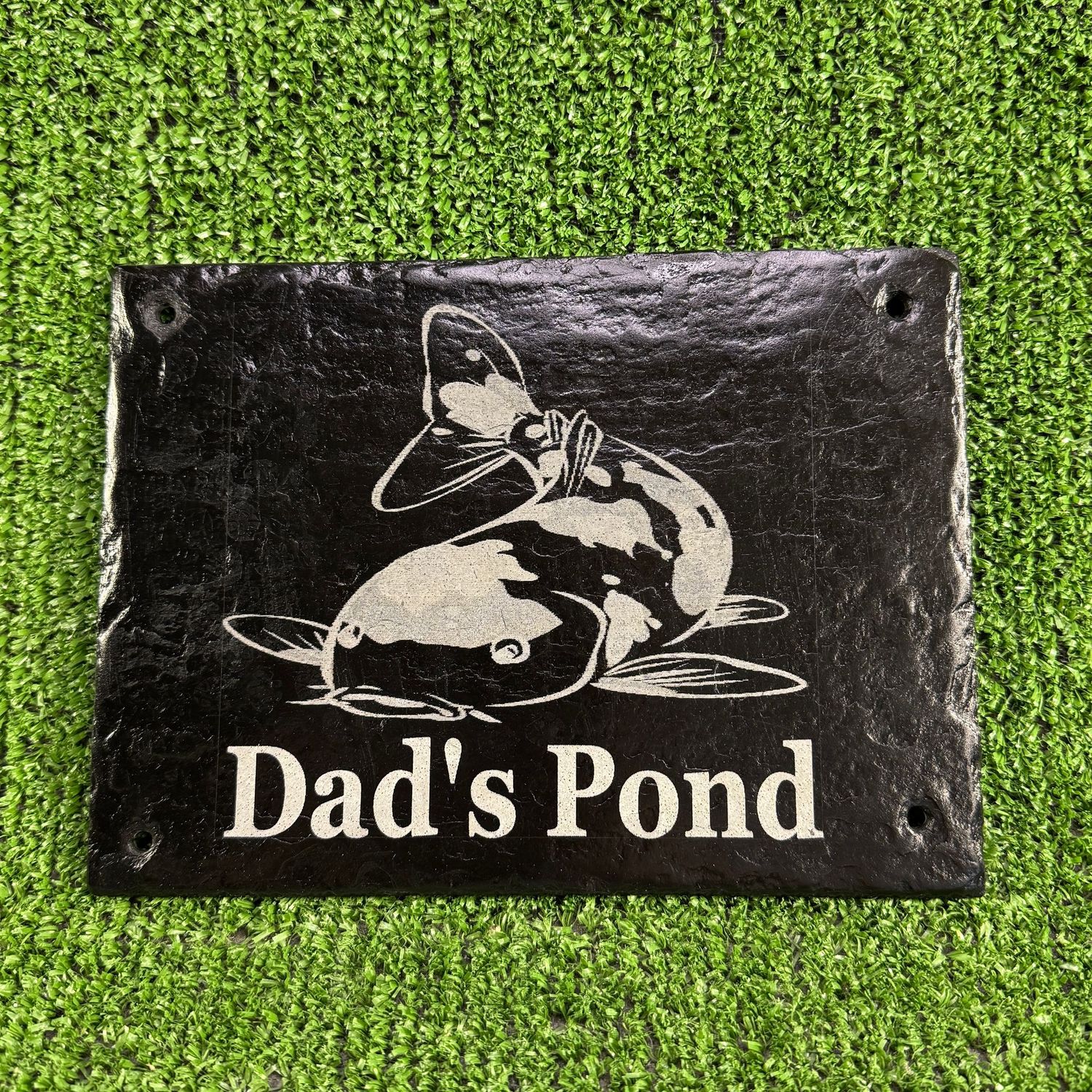 Dad's Pond Slate Sign 2