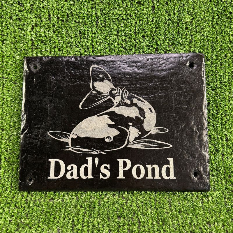 Dad's Pond Slate Sign 2