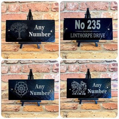 House Signs Laser Engraved (3 Sizes)