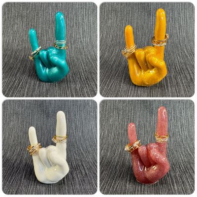 Rock Star Ring Hand Jewellery Holder Models