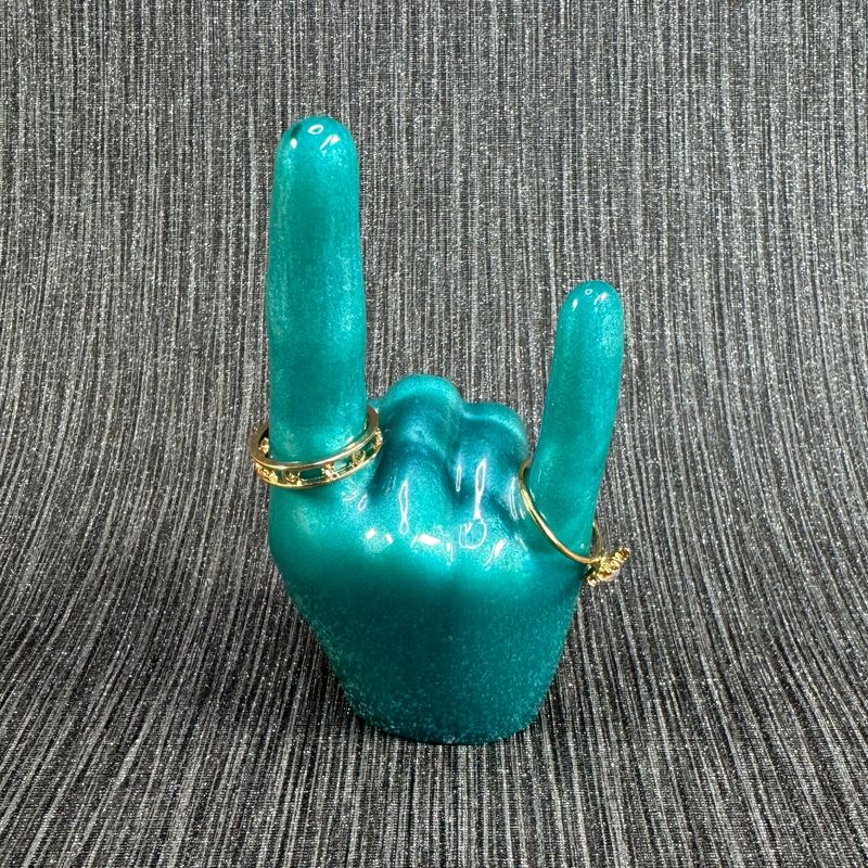 Turquoise Jewelry Ring Hand Model