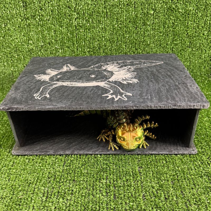 AXOLOTL Natural Slate Cave 30x20x9cm