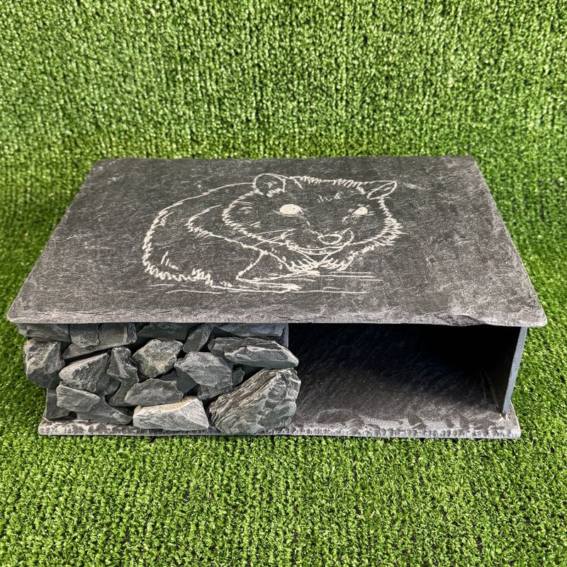 X-Large Hamster Laser Engraved Slate Hide