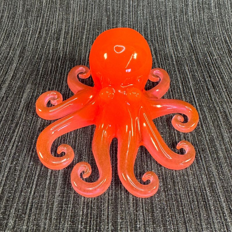 Octopus Resin Model Orange