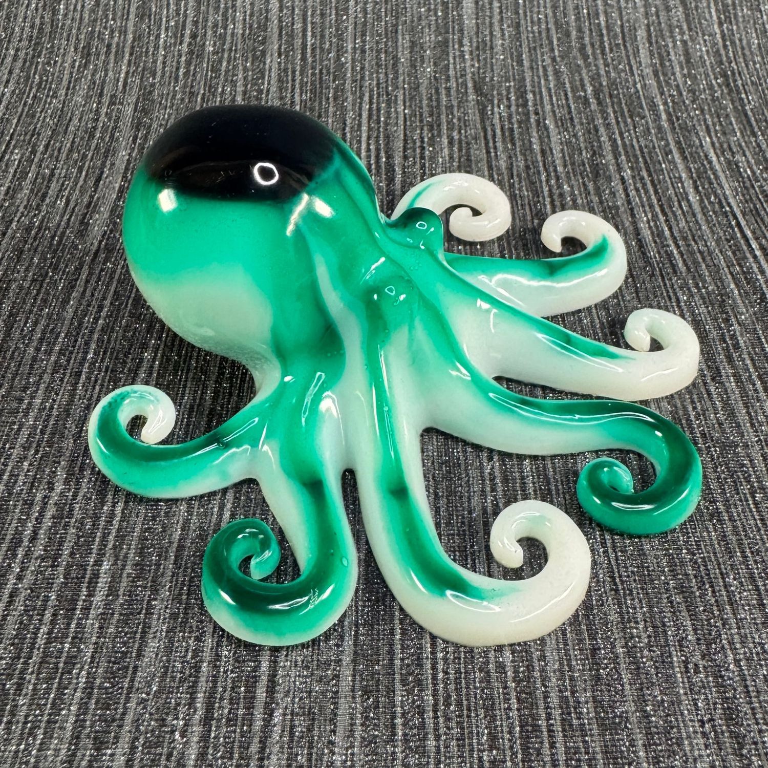 Octopus Resin Model Sea Green and White