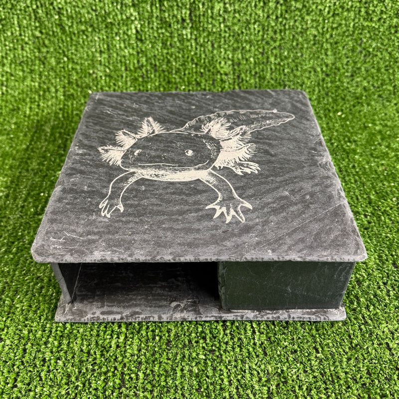 Axolotl (1) Slate Cave 7x20x20cm