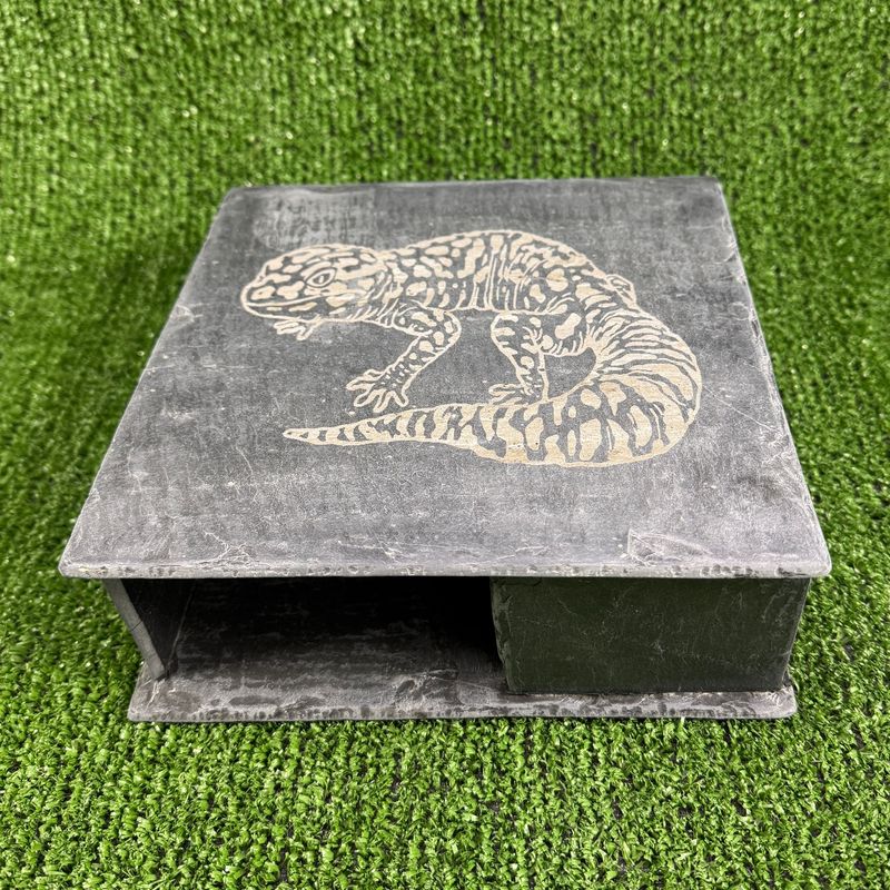 Gecko (2) slate Cave 7x20x20cm