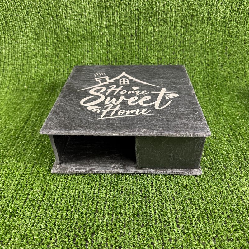 Aquarium and Reptile Home Sweet Home slate Cave 7x20x20cm