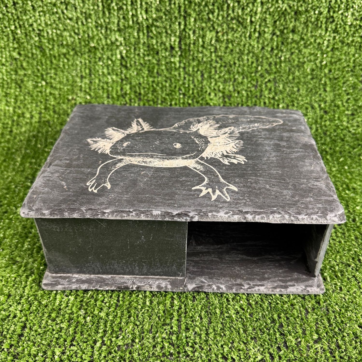 Axolotl​ Aquarium Slate cave.