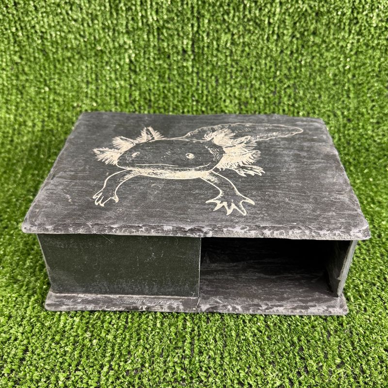 Axolotl​ Aquarium Slate cave.