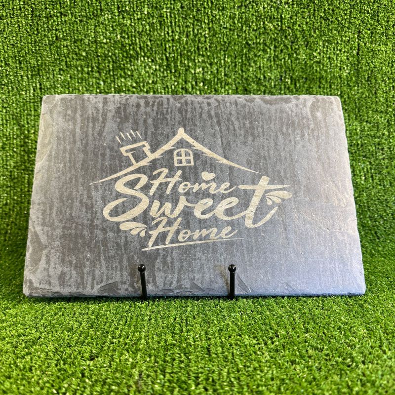 30x20cm Home Sweet Home laser Engraved Sign.