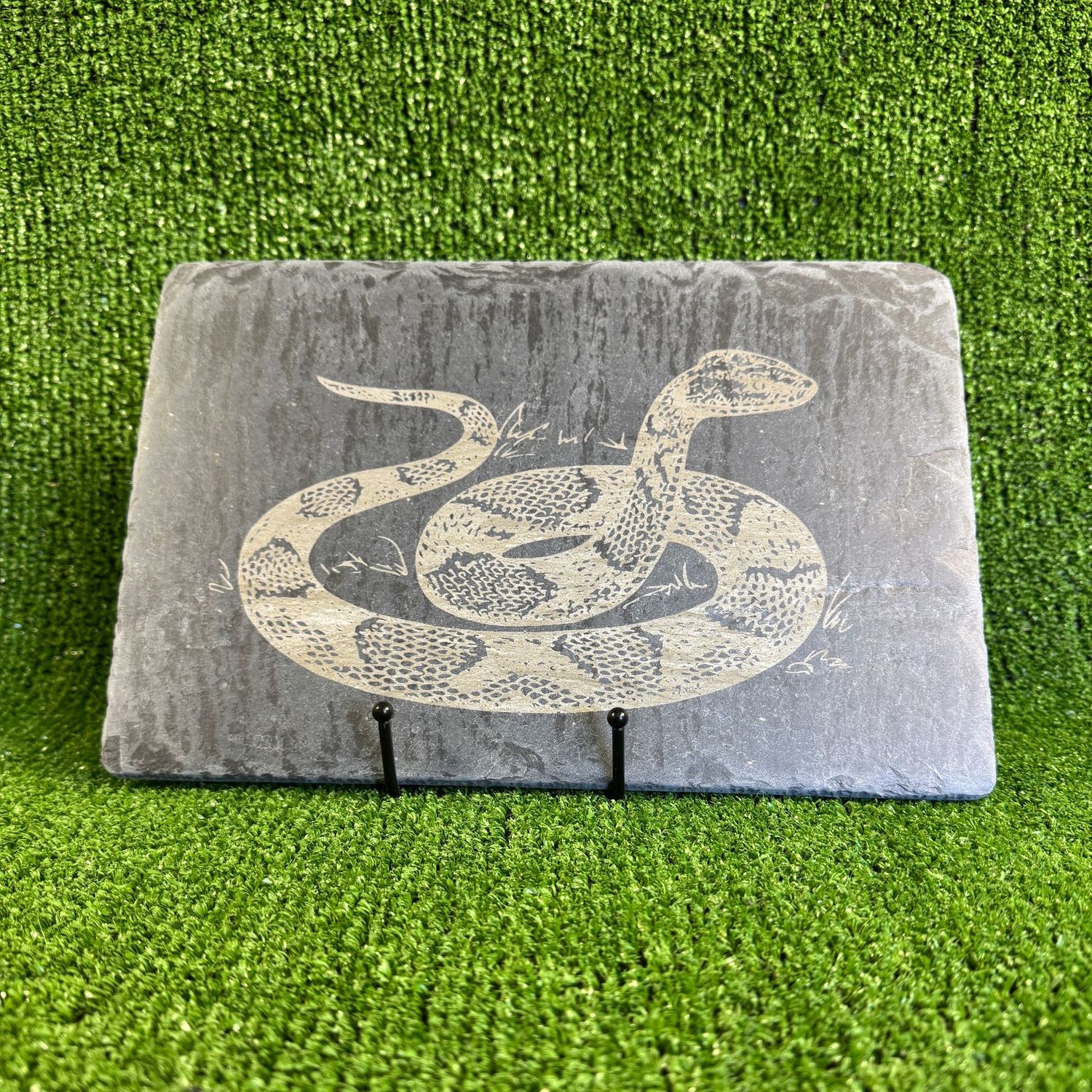 30x20cm Snake laser Engraved Sign.