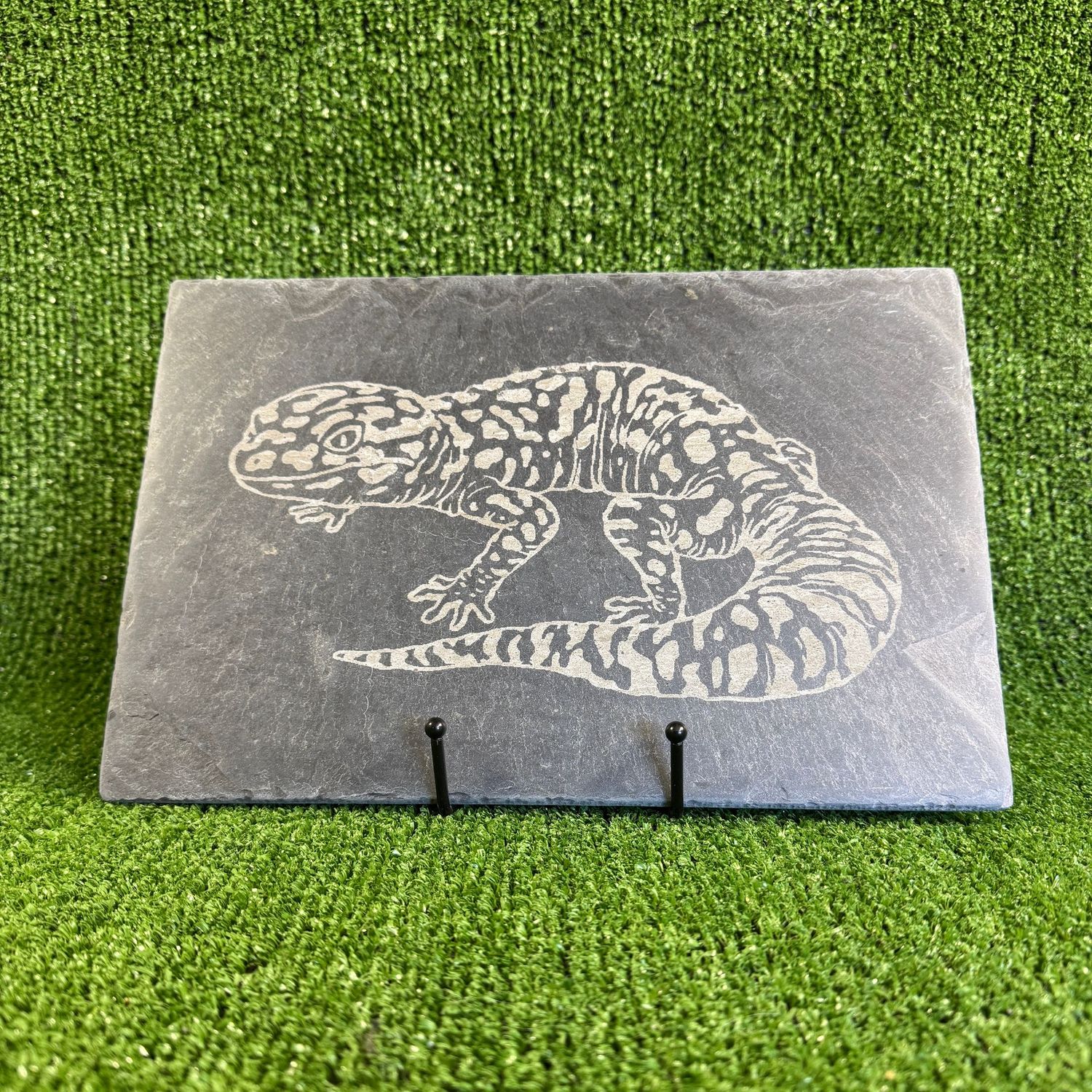 30x20cm Gecko laser Engraved Sign.