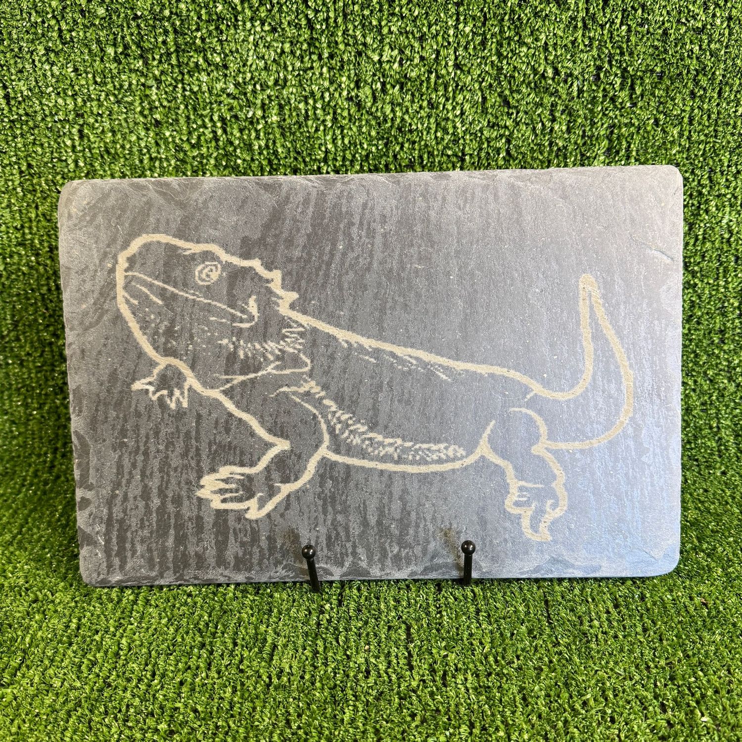 30x20cm Bearded Dragon 1 laser Engraved Sign.
