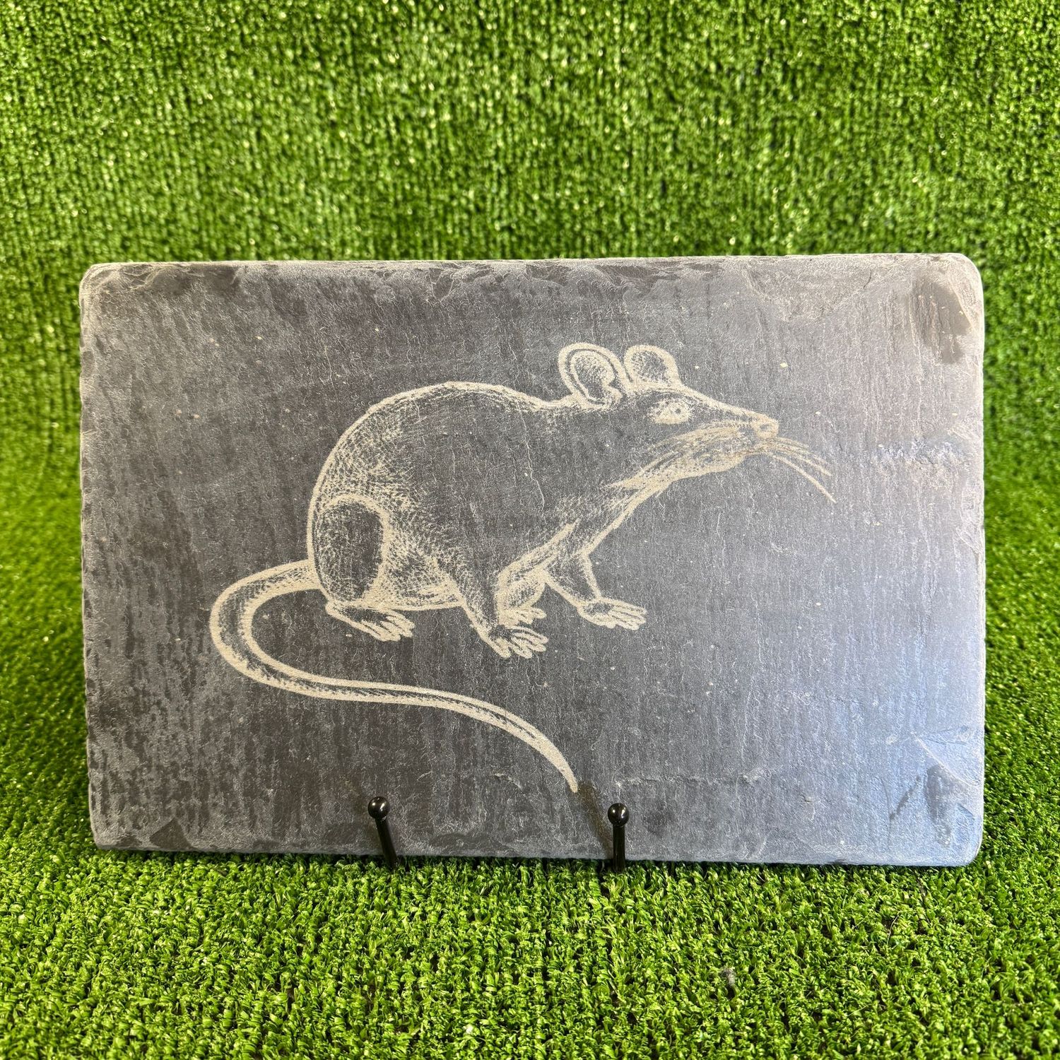 30x20cm Rat laser Engraved Sign.