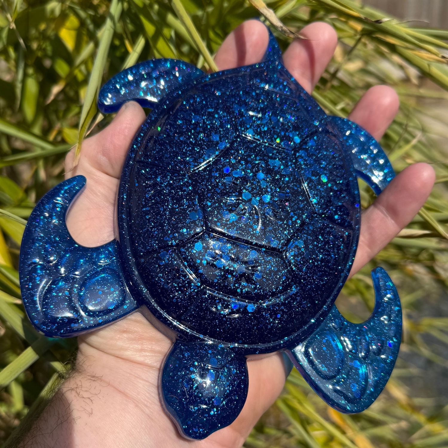 Turtle Sea Blue Colourful Resin Model Wall Art