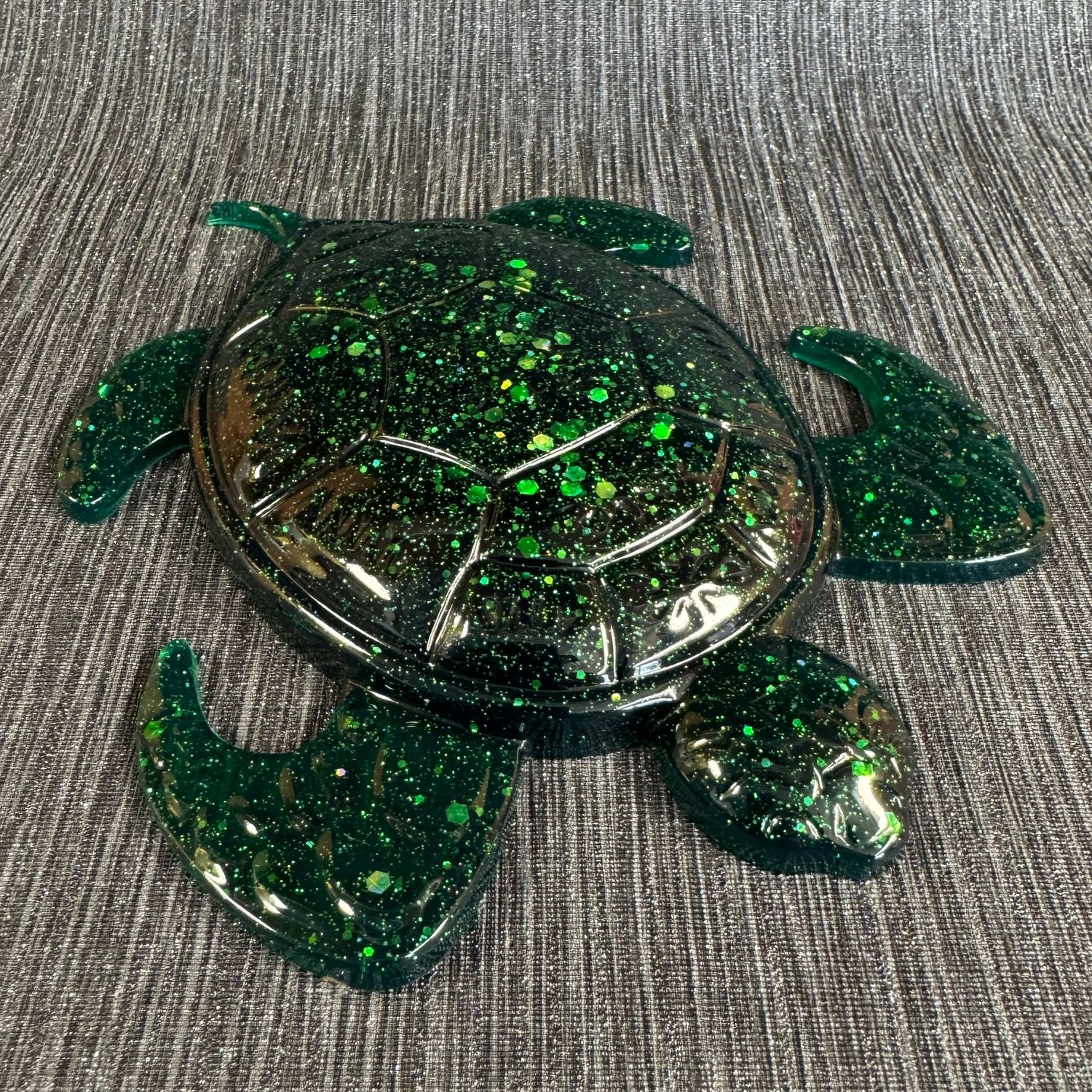 Turtle Ocean Green Colourful Resin Model Wall Art