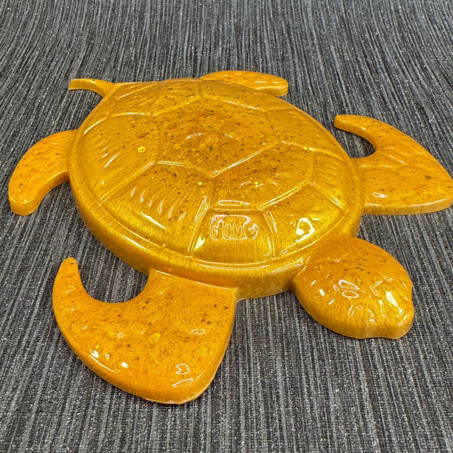 Turtle Golden Colourful Resin Model Wall Art