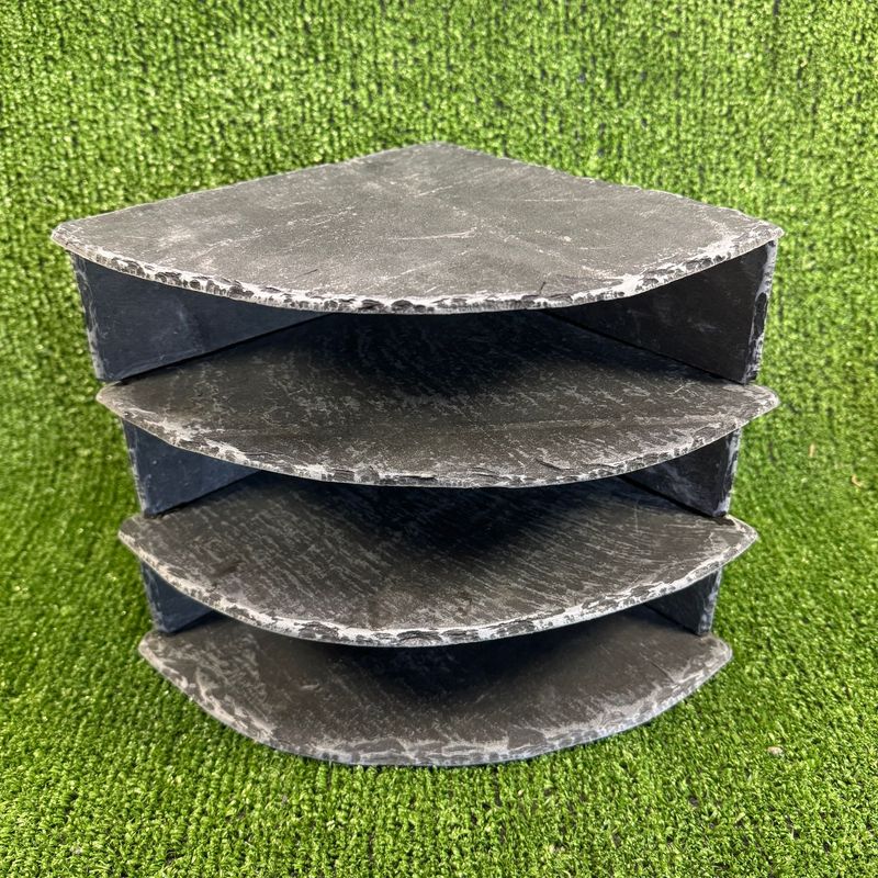 Slate Reptile Triple Aquarium Open Watch cave Axolotl, Reptile and Aquariums.