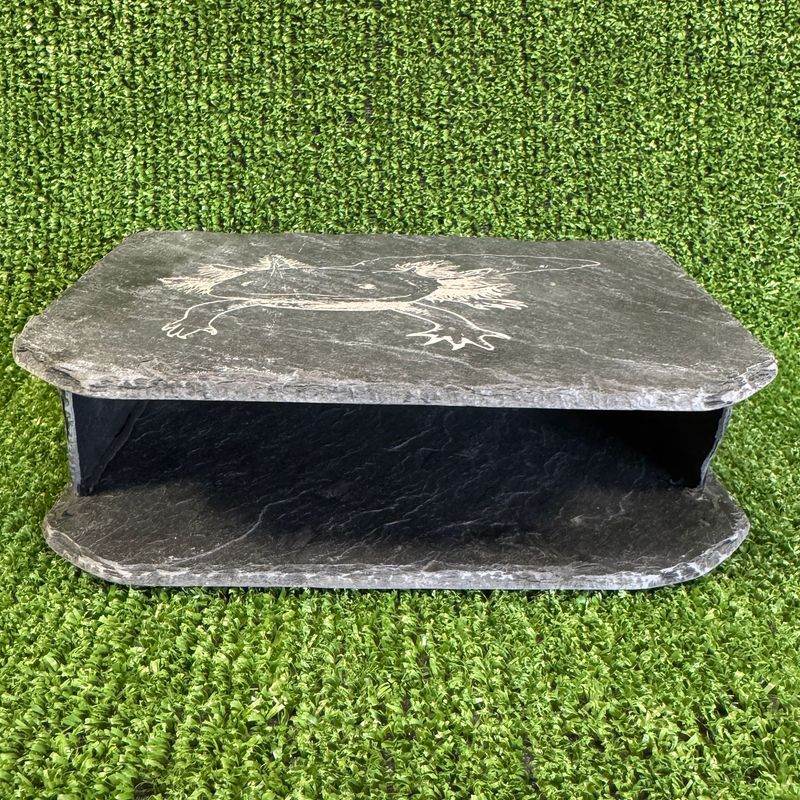AXOLOTL 20x14x5cm Natural Slate Cave.