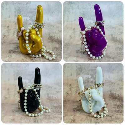 Rock Star Ring Hand Jewellery Holder Models