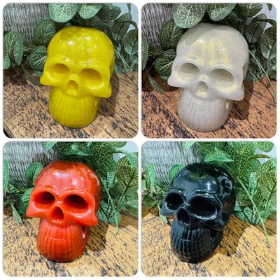 3D Big Solid Skull Heads