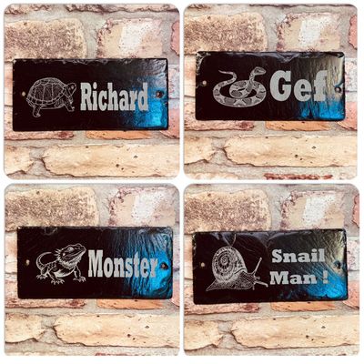Vivarium & Pet House Signs