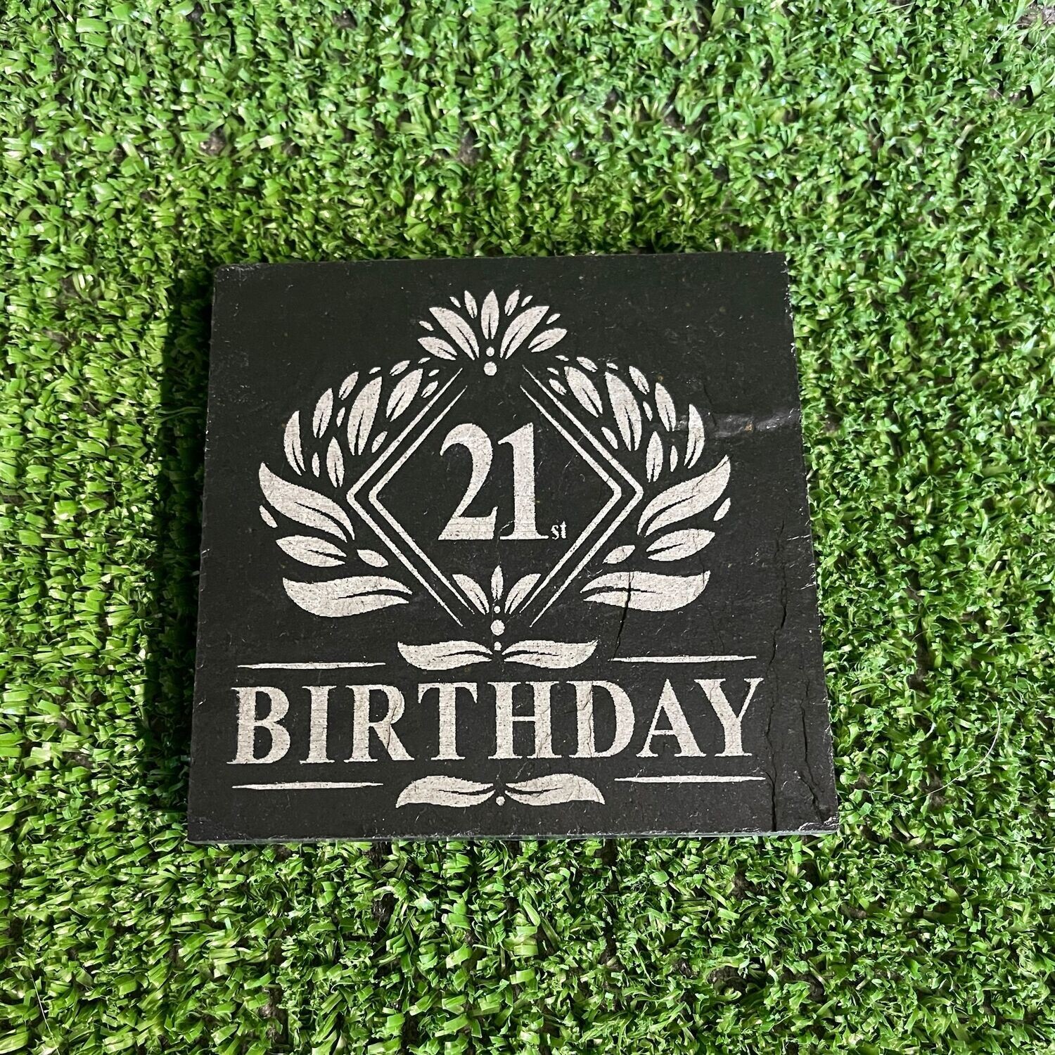 21st Birthday Coaster