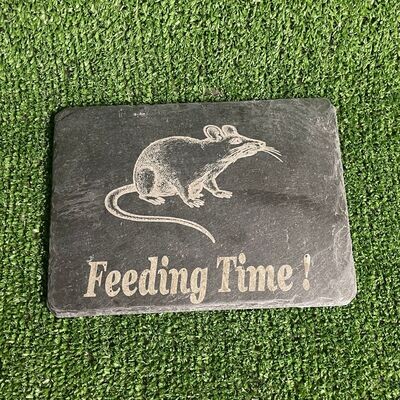 Rat Slate feeding Plate Rat Slate feeding Plate