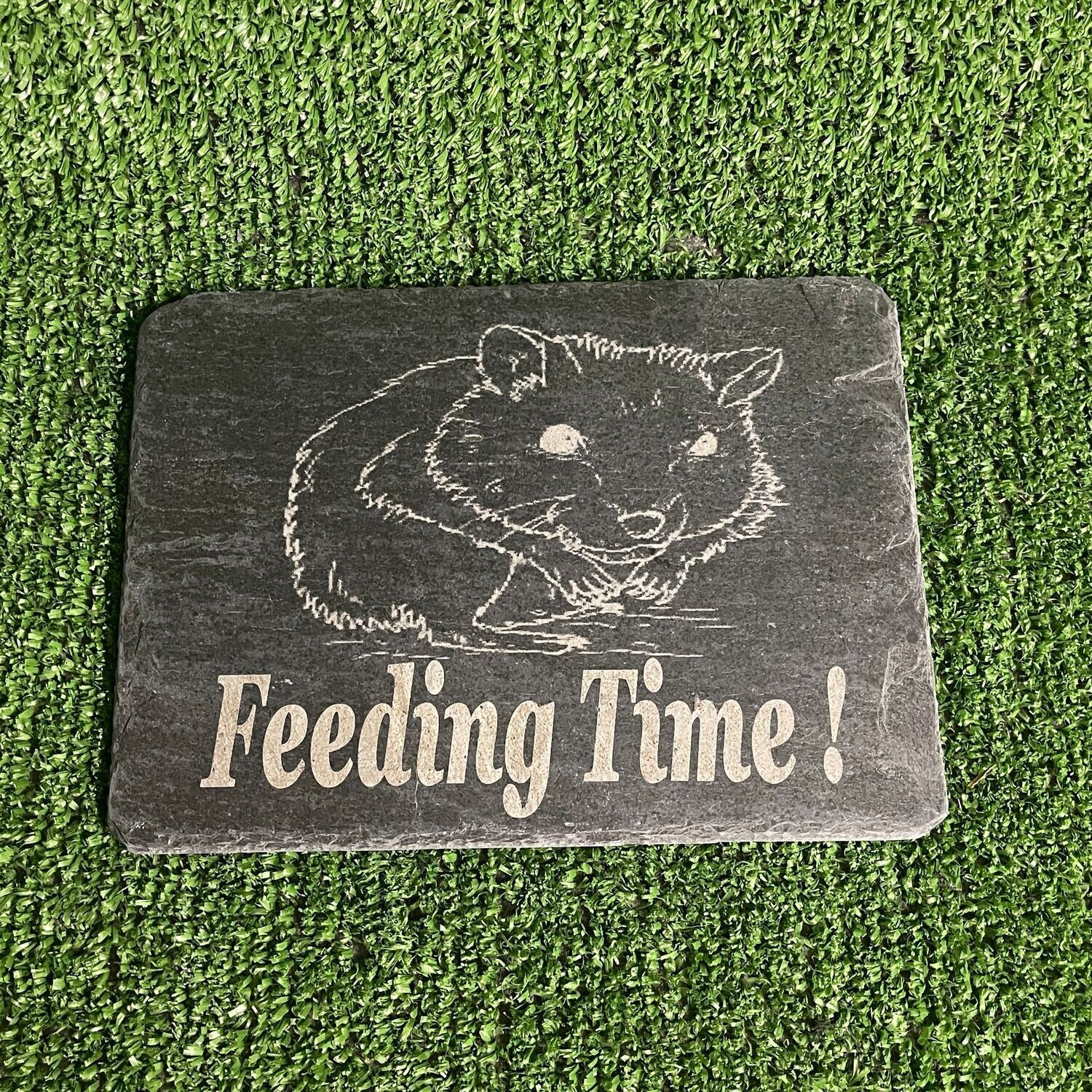 Hamster Feeding Slate Plate Hamster Feeding Slate Plate