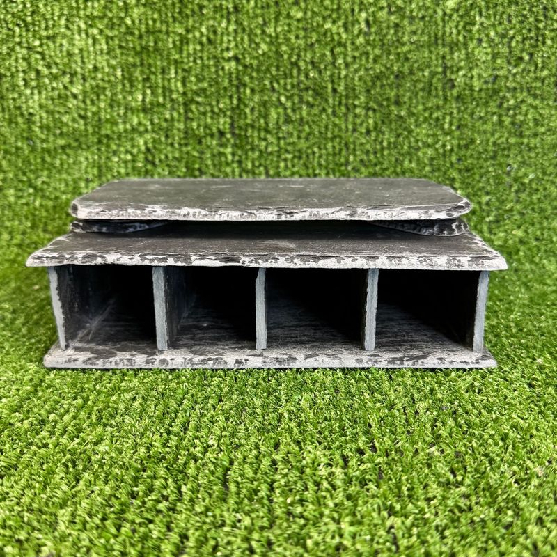 Aquarium Slate 4 caves with fry Protector