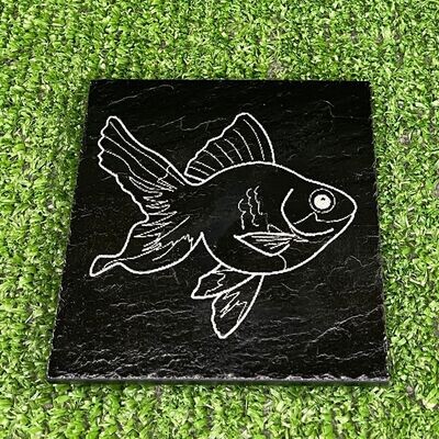 Goldfish Slate Coaster