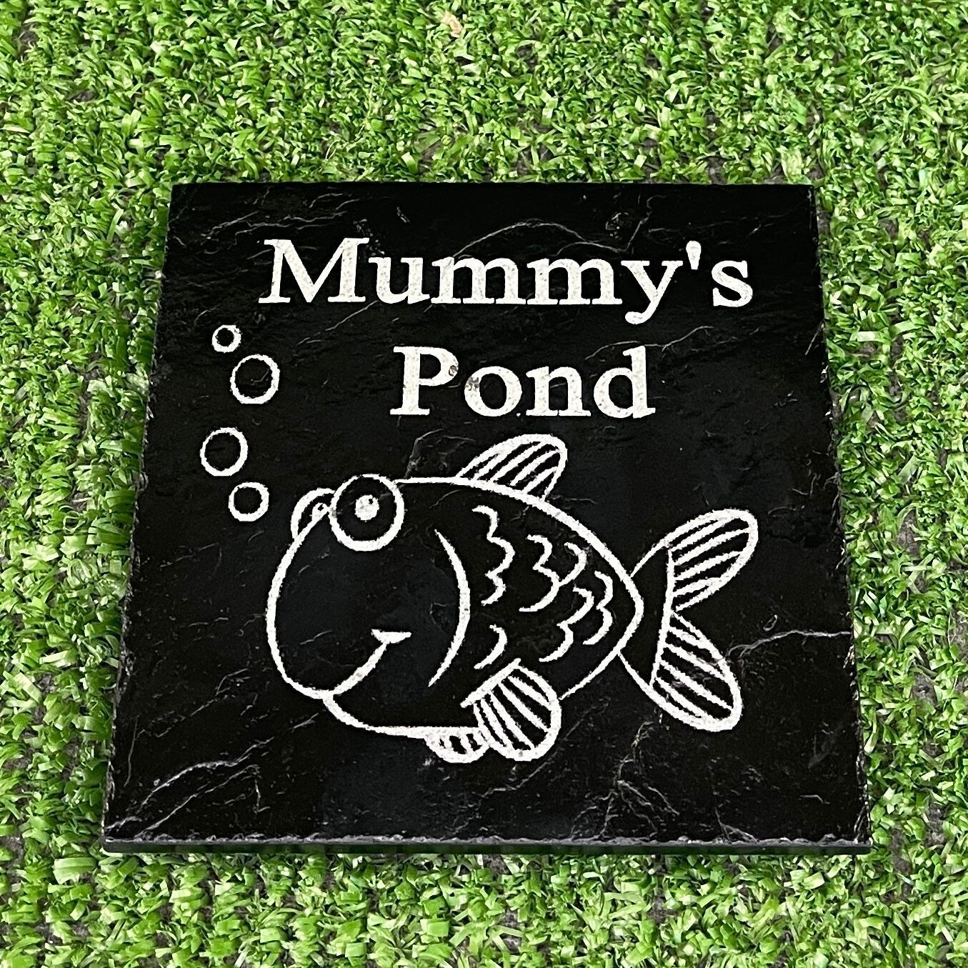 Mummy's Pond Slate Coaster