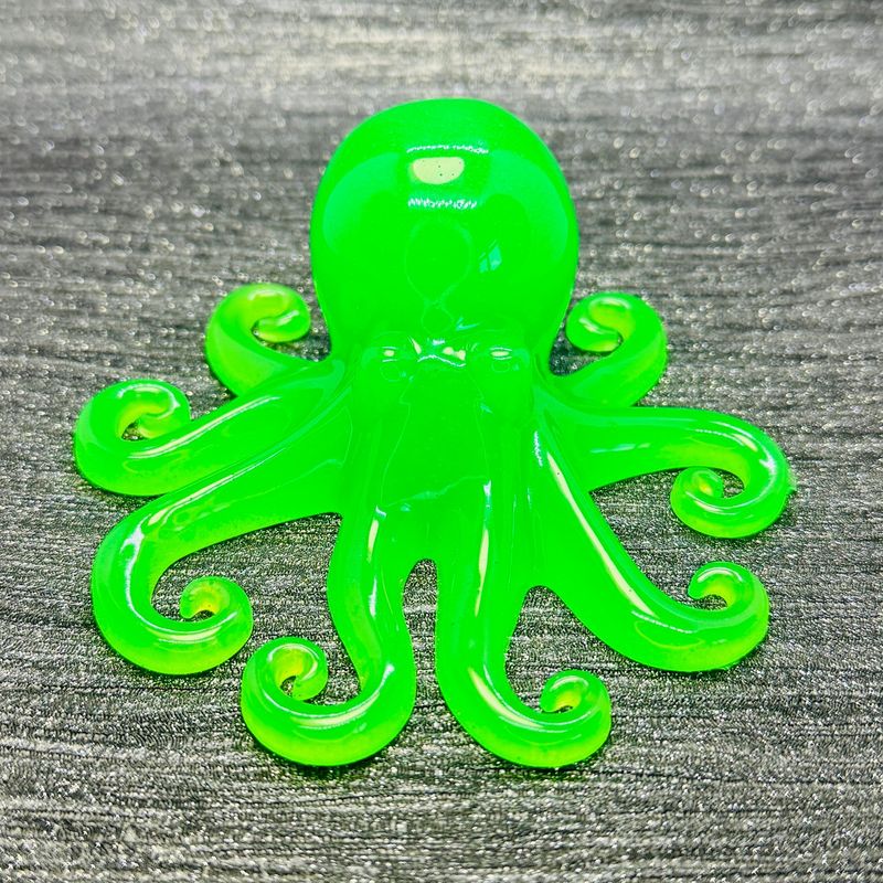 Octopus Resin Model Bright Green