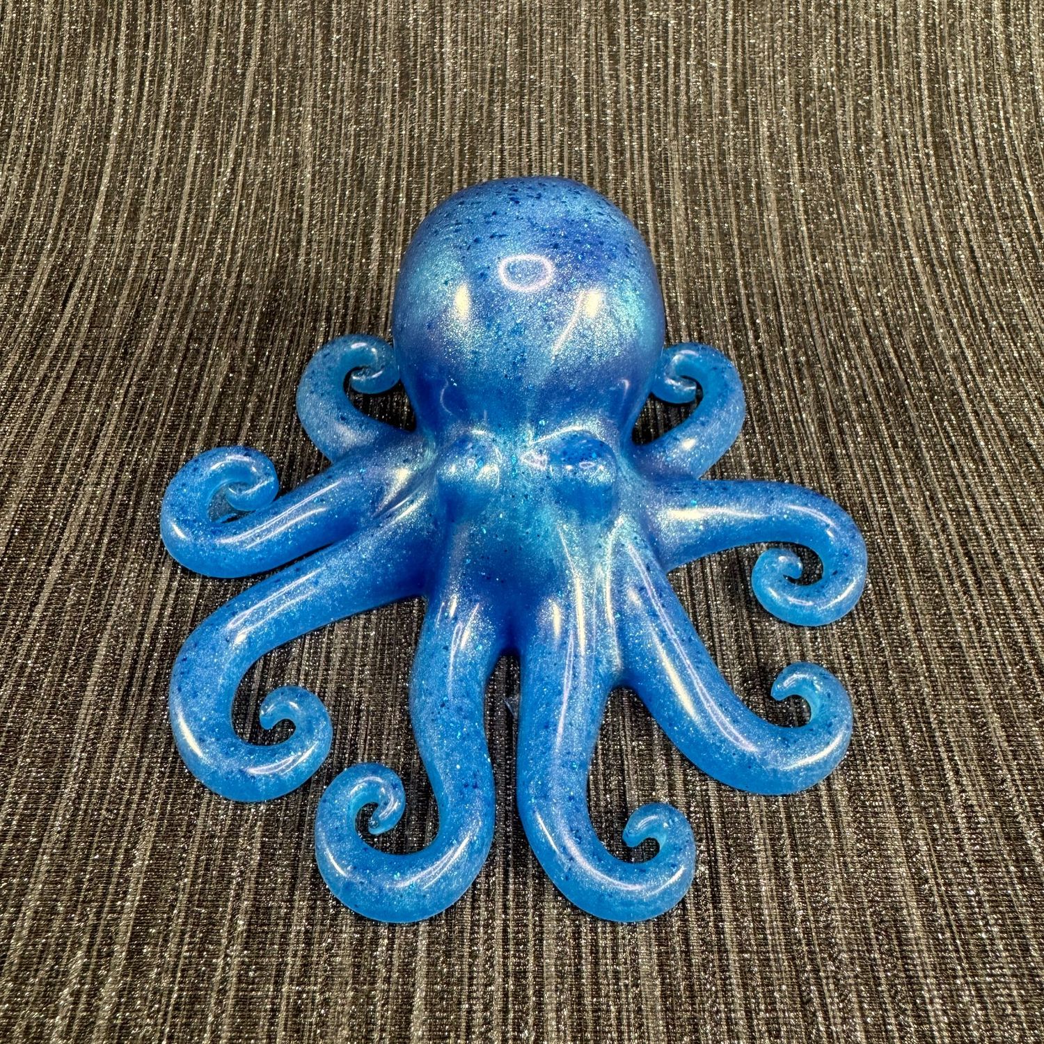 Octopus Resin Model Blue Octopus Resin Model Blue