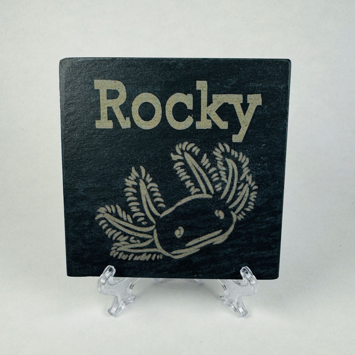 Axolotl Image 2 Laser engraved with Name Axolotl Image 2 Laser engraved with Name
