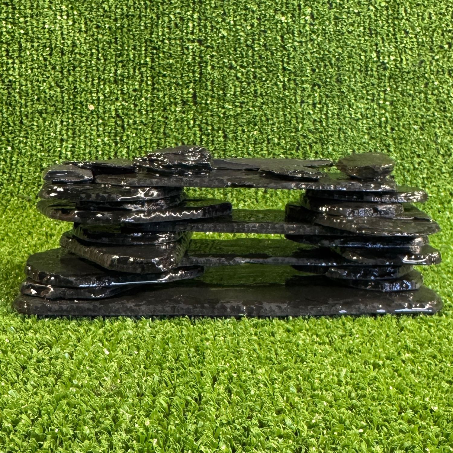 Unique Slate Stone Fry / Shrimp Protector with 2 Plants, Free Postage.