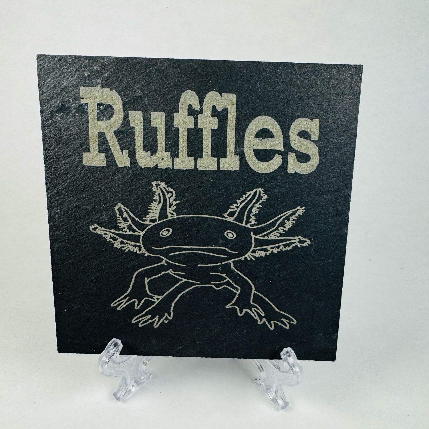 Axolotl Image 3 Laser engraved with Name Axolotl Image 3 Laser engraved with Name