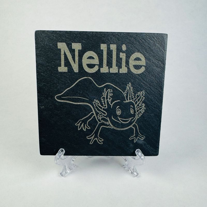 Axolotl Image 4 Laser engraved with Name