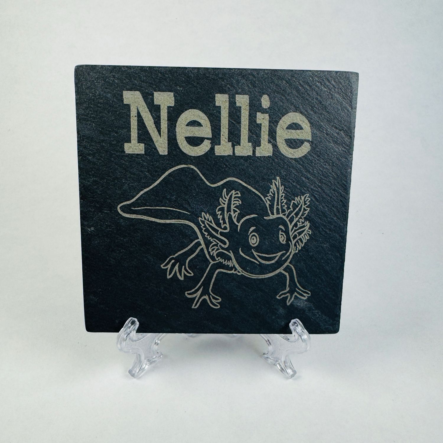 Axolotl Image 4 Laser engraved with Name Axolotl Image 4 Laser engraved with Name