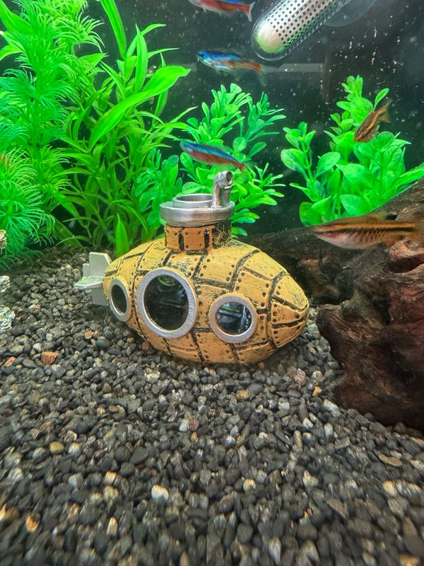 Submarine Aquarium Decoration