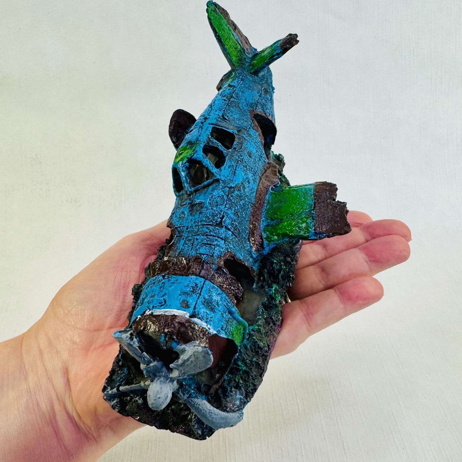 Airplane Decoration Is Suitable for Aquariums And Terrariums Airplane Decoration Is Suitable for Aquariums And Terrariums