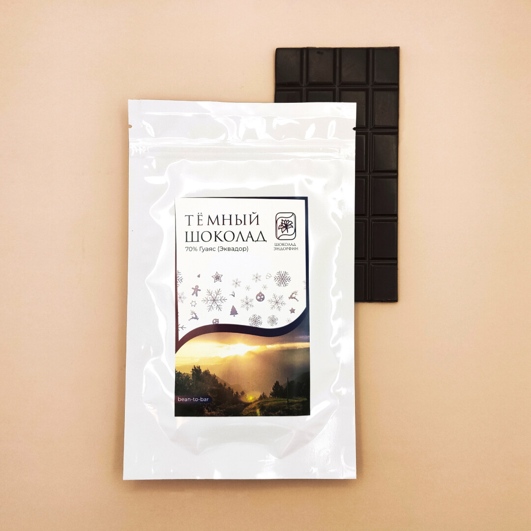 Тёмный шоколад 70% Эквадор Гуаяс