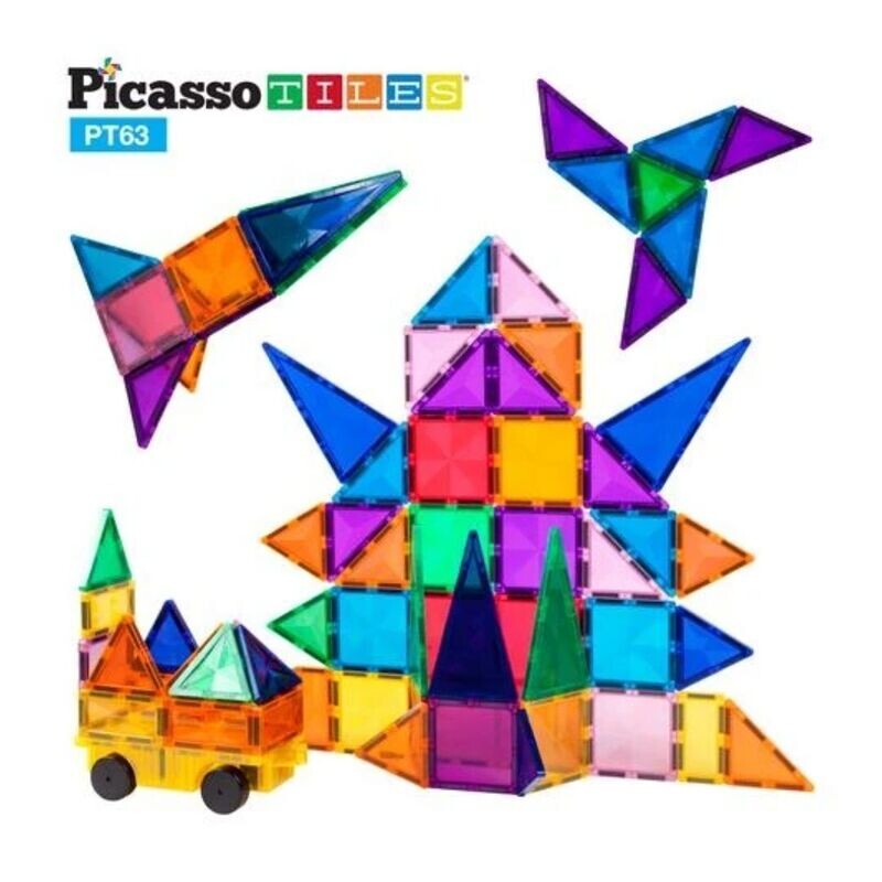 Magnetos Picasso Tiles 63 piezas