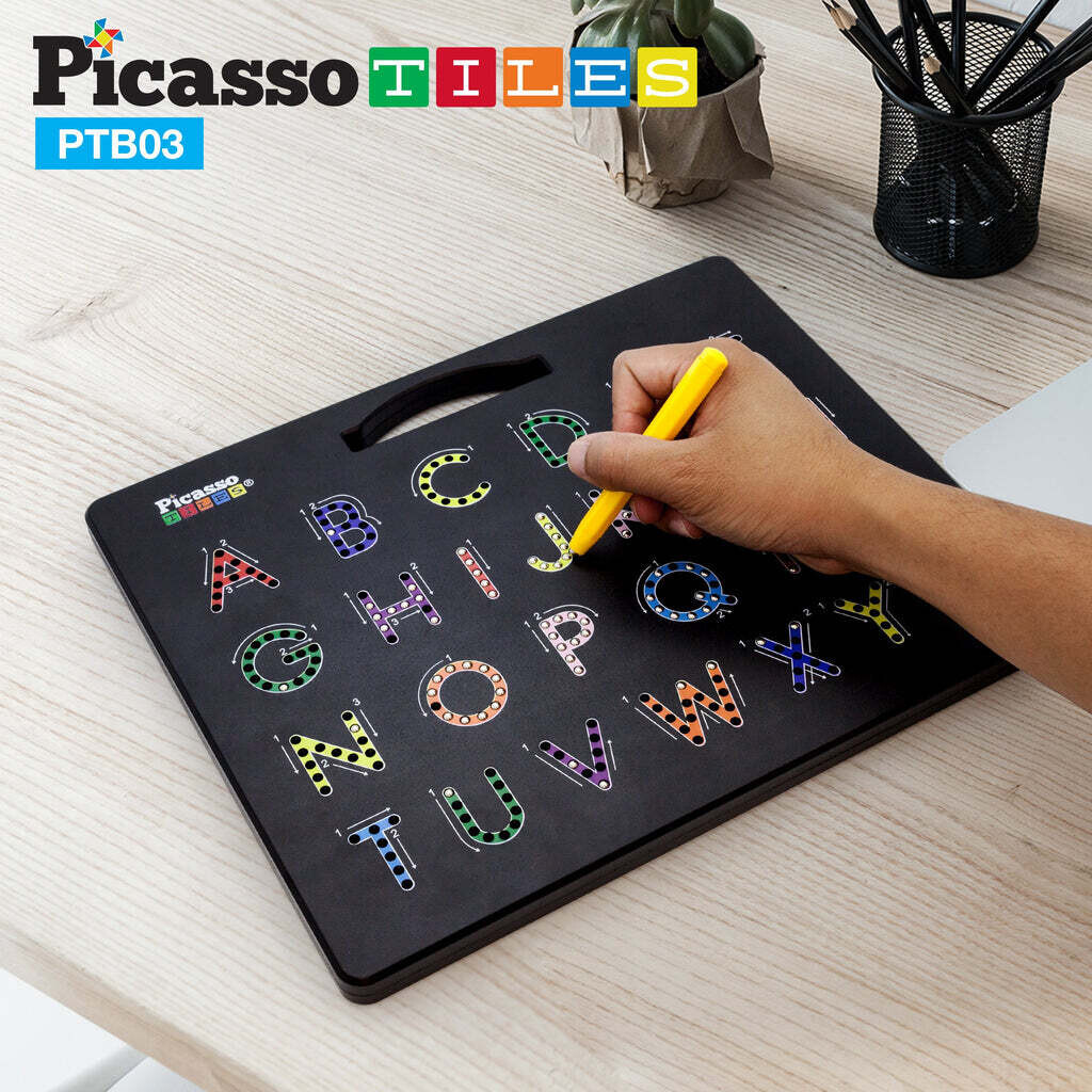 TABLETA MAGNÉTICA 2 EN 1 DE LETRAS MAYÚSCULAS Y MINÚSCULAS