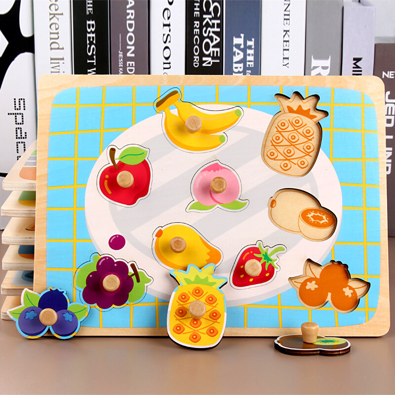 Puzzle de encaje con tarugo