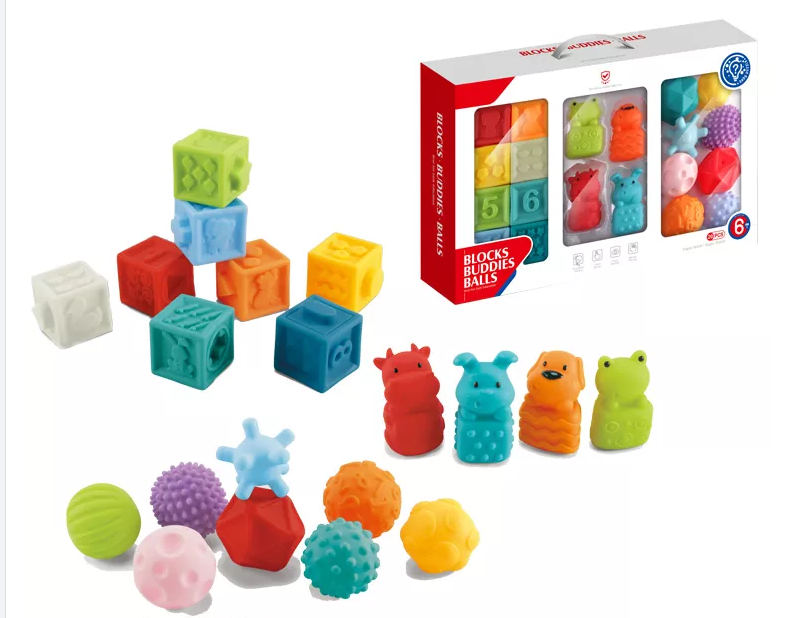 Blocks, buddies and balls